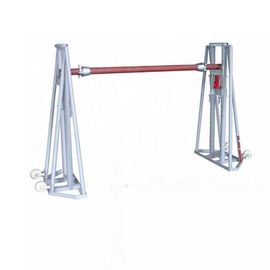 Trung Quốc Jack Support Cable Drum / Heavy Load Hydraulic Type Cable Reel Stand 2 Buyers nhà cung cấp