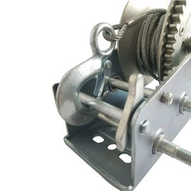Mạ kẽm Tay quay tay tời 2500lb 3000lb 3500lb với cáp hoặc dây đeo nhà cung cấp
